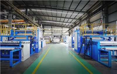 UHMW-PE UD stroj za impregniranje aramidnih tkanin